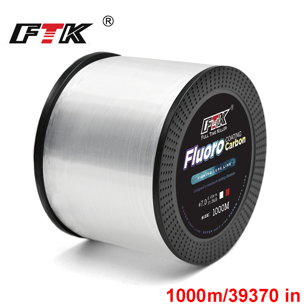 Fluorocarbon Line - FTK 1000M Filo da Pesca in