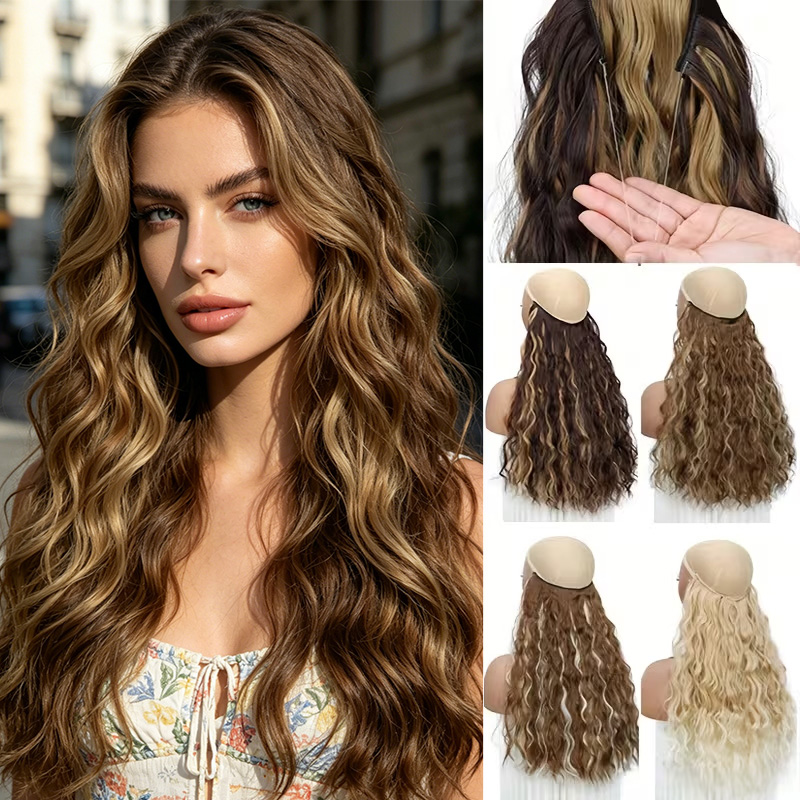 Tippet Line - Extension per capelli sintetici ondulati lunghi