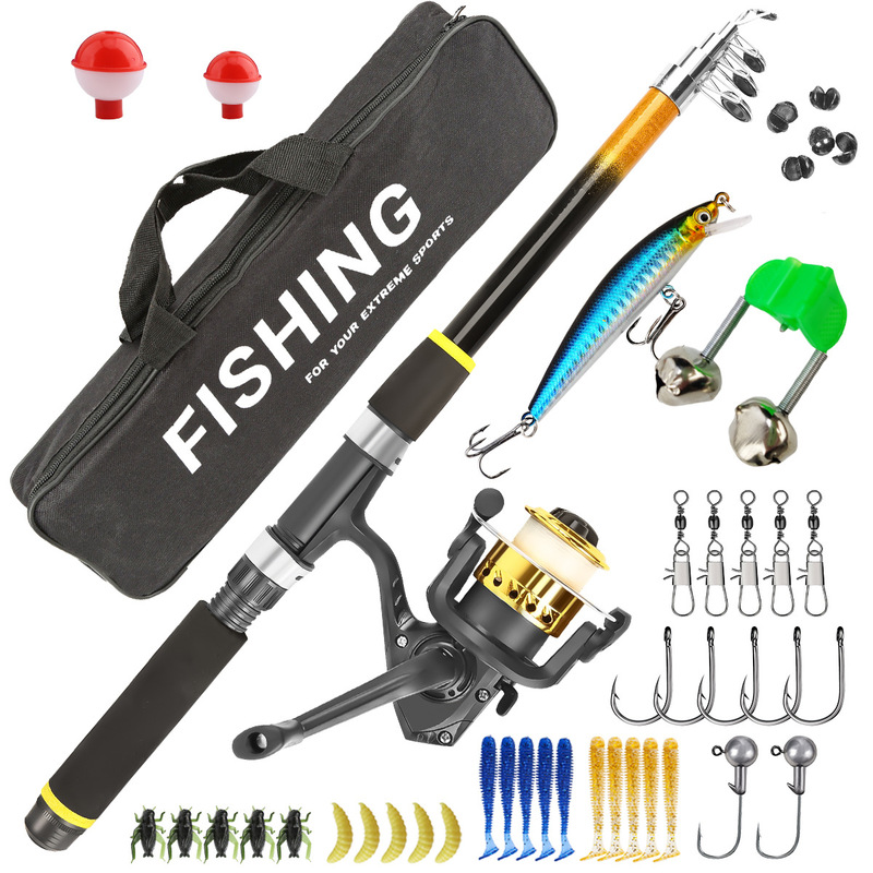 Freshwater Line - Set di canne da pesca telescopiche