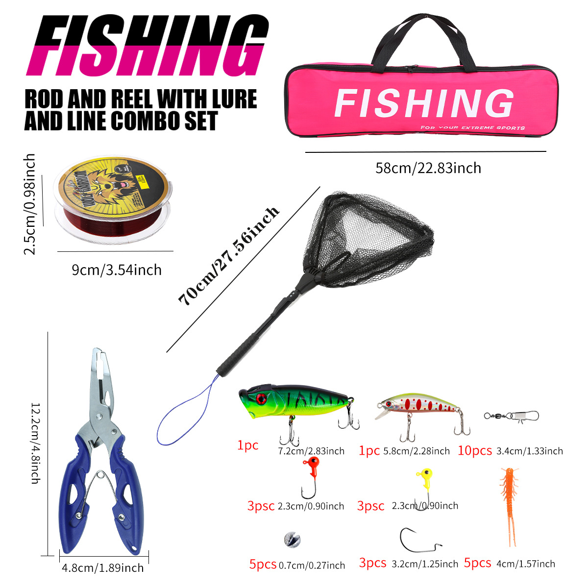 Set completo da pesca con cann - Fishing Line Spool recensione e prezzo