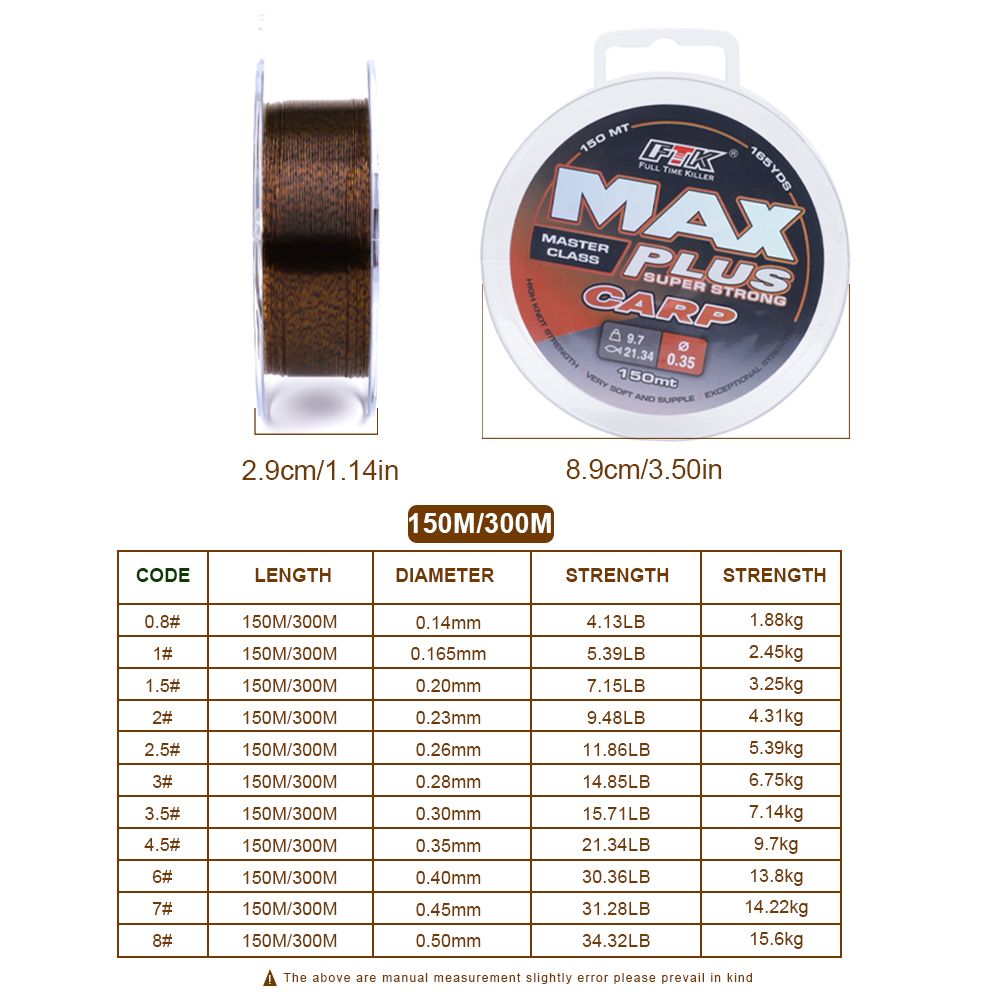 FTK 150M/300M invisibile Fluor - Fluorocarbon Line recensione e prezzo